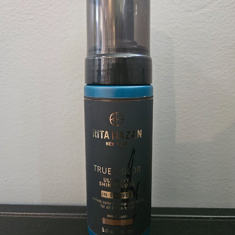 RITA HAZAN TRUE COLOR-ULTIMATE SHINE GLOSS-BROWN GLOSS-IN SHOWER-5 oz/150 ml-NEW